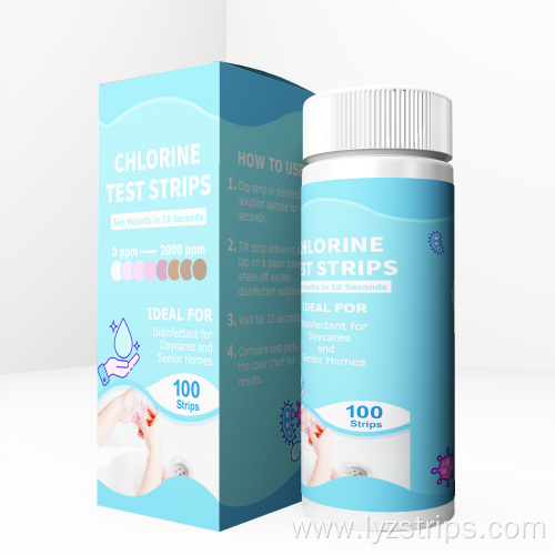 Home Water Chlorine test strips